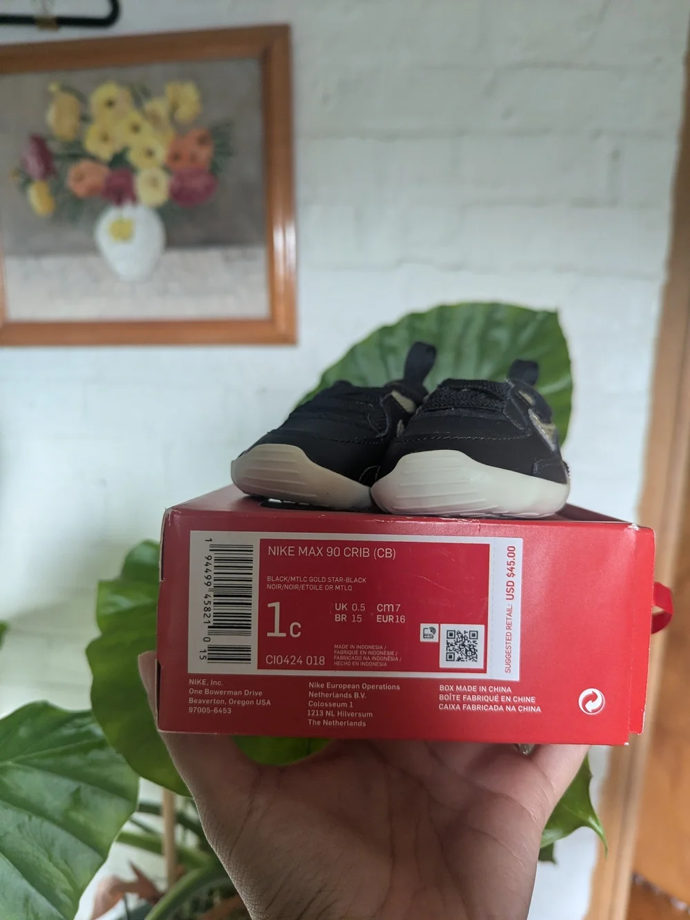 Nike Max 90 Crib Baby Shoes